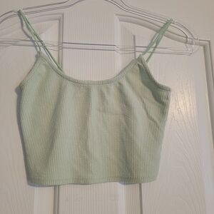 Me to We Light Green Camisole Top